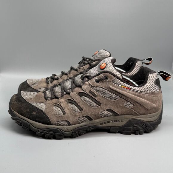 Merrell Moab Men\'s 14 Brown Black Suede Waterproof Low Top Hiking Sneakers main image 7